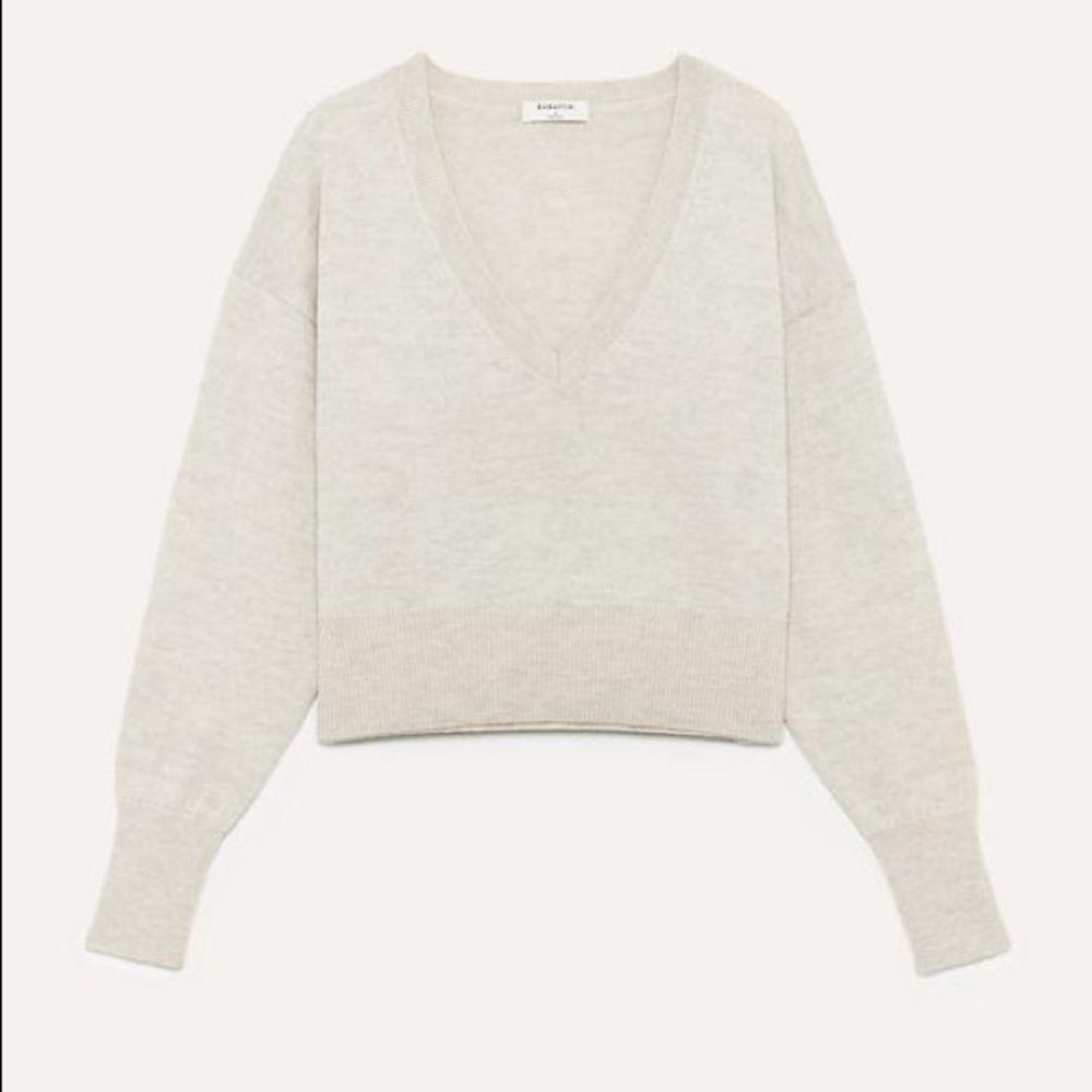 Aritzia Babaton Ollie Sweater - Heather Birch - XXS